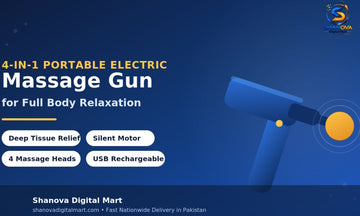 4 in 1 Portable Electric Massage Gun Price in Pakistan