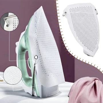 Teflon Iron Cover Protector Ironing Accessories Iron Plate Cover - Protects Fabrics Silk Cloth Garment Iron Soles Ironing Aid Board for Cloth Ironing