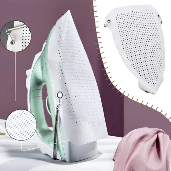 Teflon Iron Cover Protector Ironing Accessories Iron Plate Cover - Protects Fabrics Silk Cloth Garment Iron Soles Ironing Aid Board for Cloth Ironing